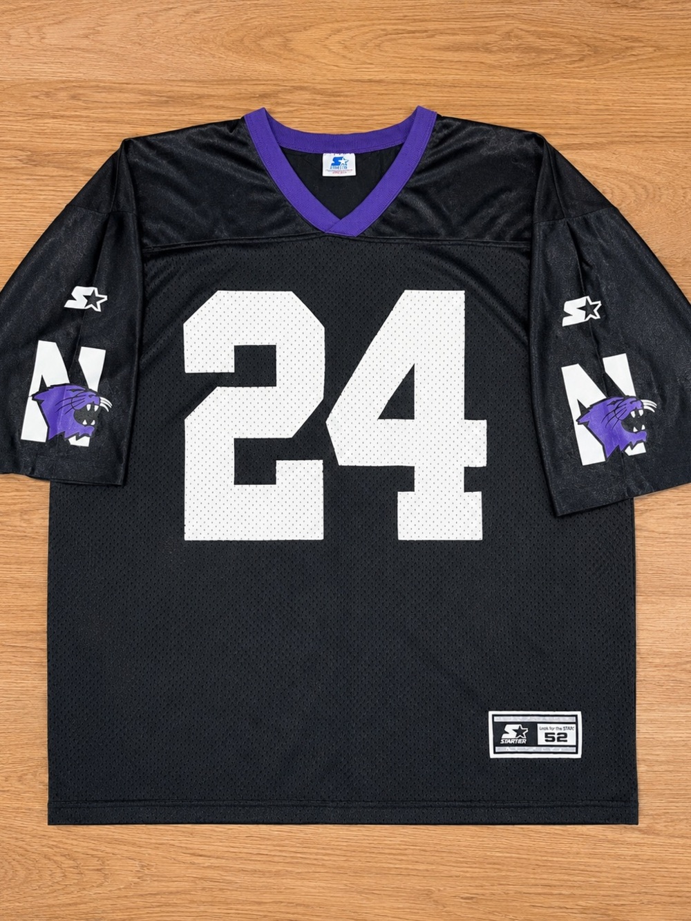 Vintage Starter Northwestern Wildcats Jersey Darnell Autry #24 NCAA Football